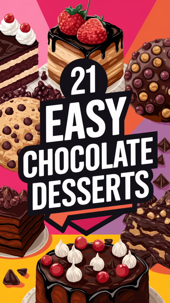 21 Easy Chocolate Desserts That Will Make You Drool 2