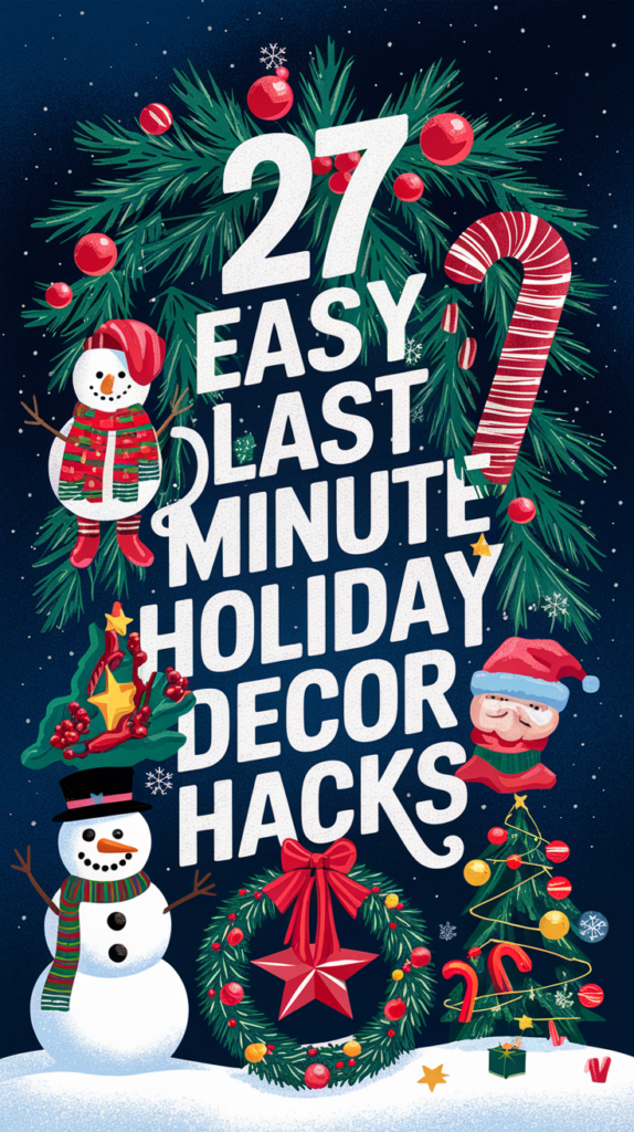 27 Easy Last Minute Holiday Decor Hacks That Will Wow Your Visitors! 2