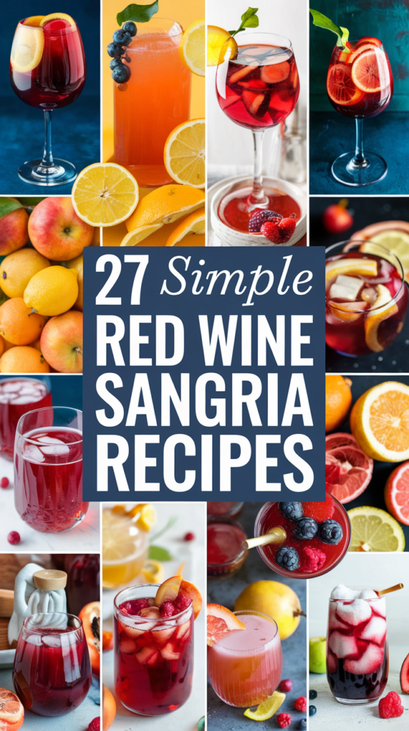 27 Simple Red Wine Sangria Recipes 3