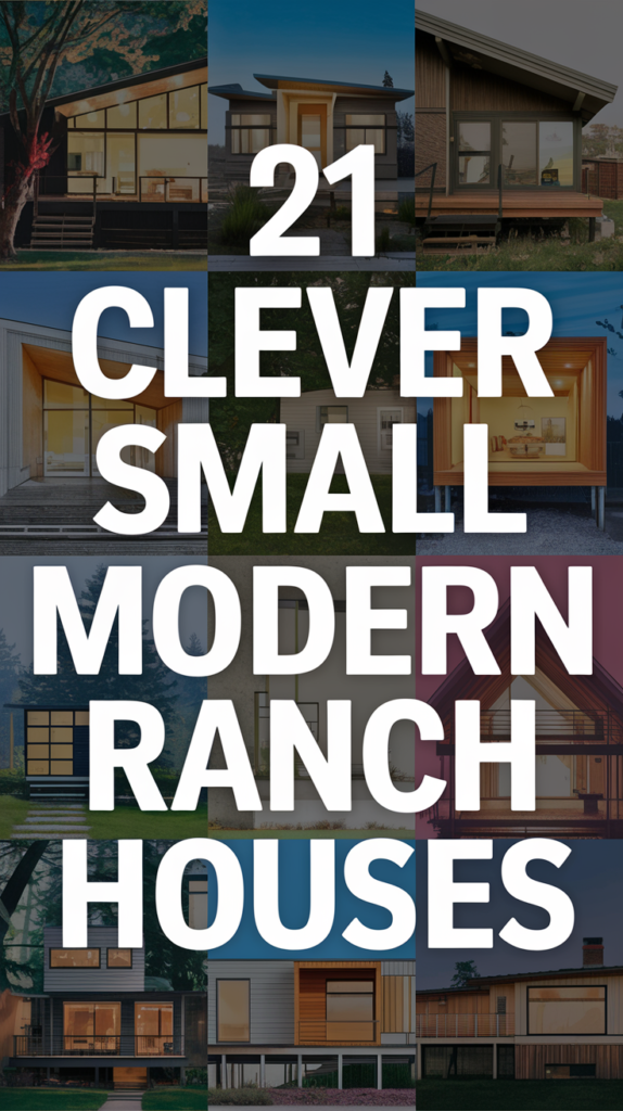 21 Clever Small Modern Ranch Houses That Prove Size Doesn’t Matter! 1