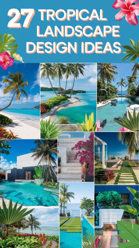 27 Tropical Landscape Design Ideas That Will Make Your Backyard Feel Like a Paradise! 3