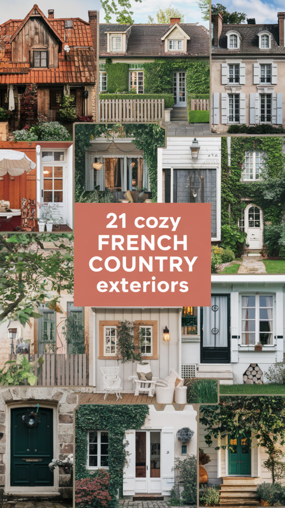 21 Cozy French Country Exteriors That Invite You to Relax and Unwind! 26