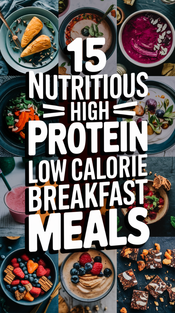 15 Nutritious High Protein Low Calorie Breakfast Meals That Will Change Your Life! 2