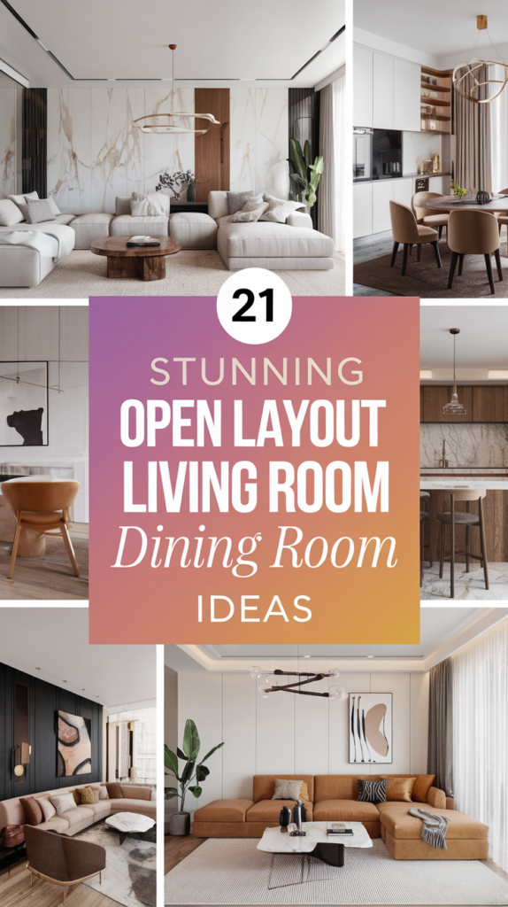 21 Stunning Open Layout Living Room Dining Room Ideas That Will Transform Your Space! 25