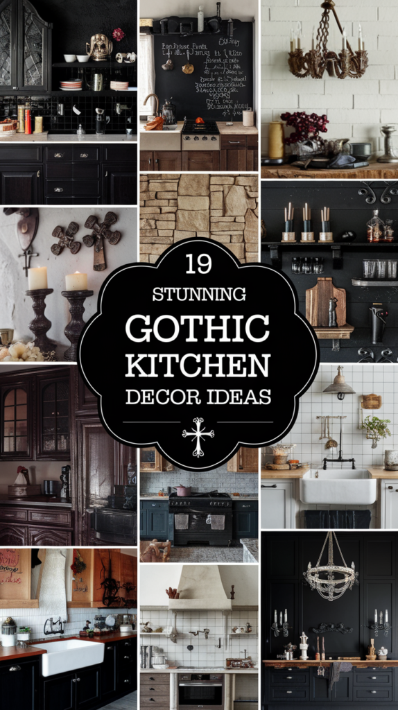 19 Stunning Gothic Kitchen Decor Ideas That Prove Dark Can Be Beautiful! 5
