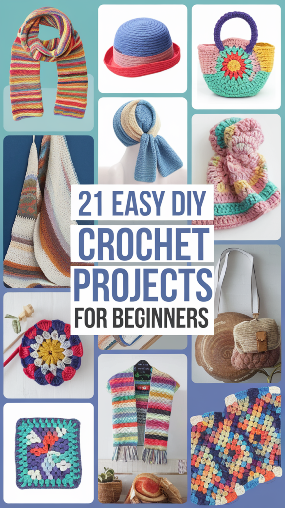 21 Easy DIY Crochet Projects for Beginners That Are Totally Doable 2