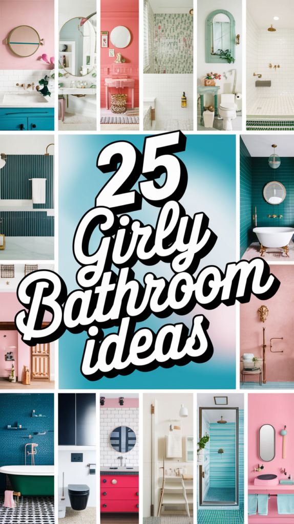 25 Girly Bathroom Ideas That Will Make You Feel Like a Princess Every Day! 2