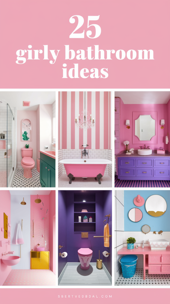 25 Girly Bathroom Ideas That Will Make You Feel Like a Princess Every Day! 1