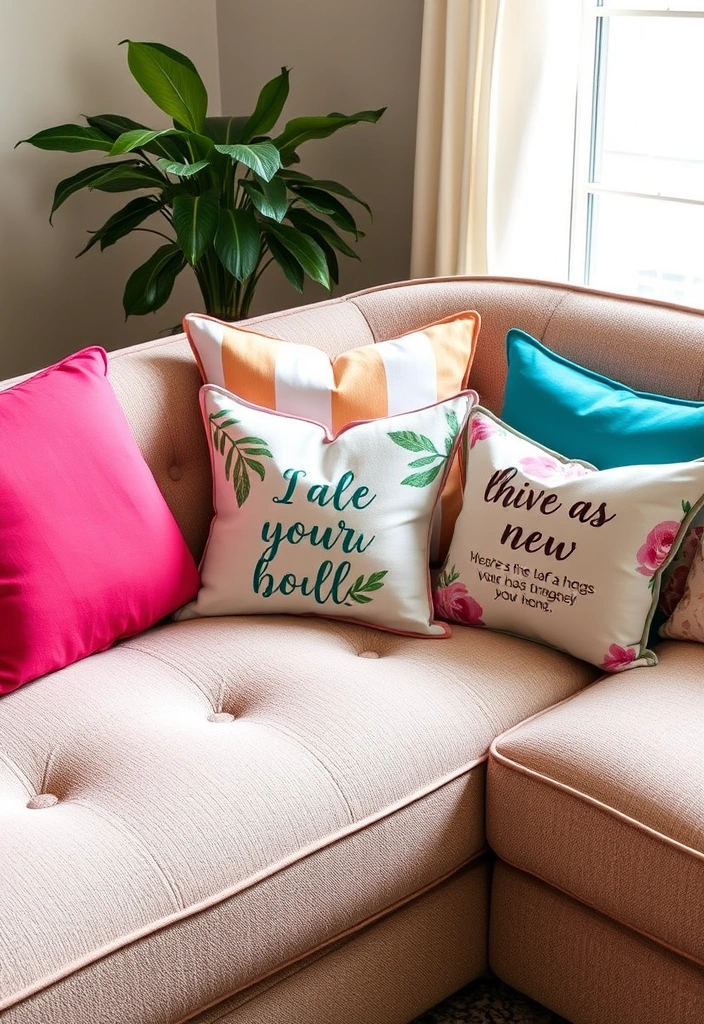 21 Home Aesthetic DIY Ideas That Will Instantly Elevate Your Space! 8 21 Home Aesthetic DIY Ideas That Will Instantly Elevate Your Space! - 5. Customized Throw Pillows