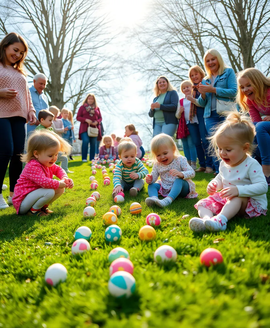 21 Adorable Easter Activities for Toddlers That Will Brighten Their Day! 11 21 Adorable Easter Activities for Toddlers That Will Brighten Their Day! - 8. Egg Rolling Contest