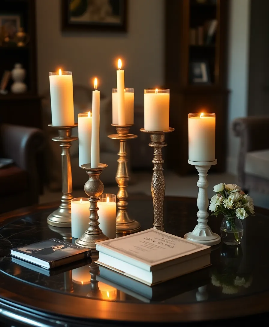 21 Antique Home Decor Ideas That'll Give Your Living Room Timeless Charm 20 21 Antique Home Decor Ideas That'll Give Your Living Room Timeless Charm (You Won't Believe #10!) - 16. Antique Candlesticks