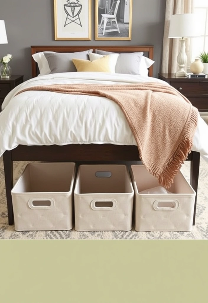 21 Declutter Home Hacks That Will Change Your Life (You Won't Believe #10!) 9 21 Declutter Home Hacks That Will Change Your Life (You Won't Believe #10!) - 6. Under-Bed Storage