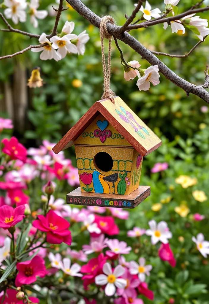 21 Spring Crafts for Adults That'll Make Your Friends Jealous 13 21 Spring Crafts for Adults That'll Make Your Friends Jealous (Don't Miss #14!) - 10. DIY Birdhouse Decoration