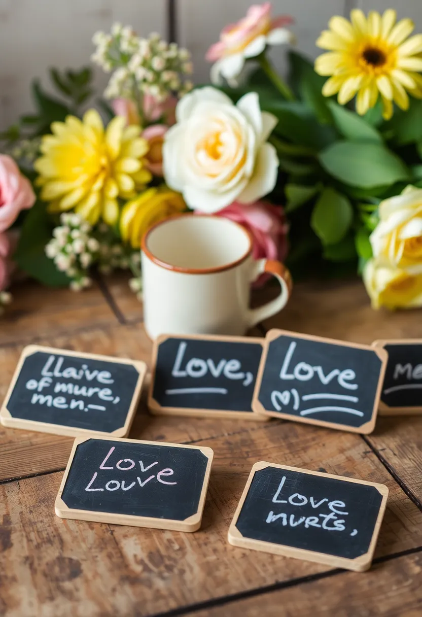 21 Creative Farmhouse Valentine Decor Ideas That Will Transform Your Home! 9 21 Creative Farmhouse Valentine Decor Ideas That Will Transform Your Home! - 6. Chalkboard Love Notes