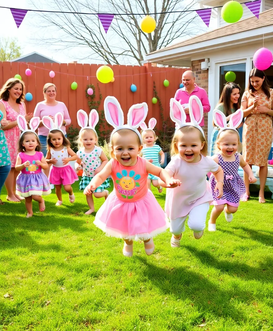 21 Adorable Easter Activities for Toddlers That Will Brighten Their Day! 6 21 Adorable Easter Activities for Toddlers That Will Brighten Their Day! - 3. Bunny Hop Race