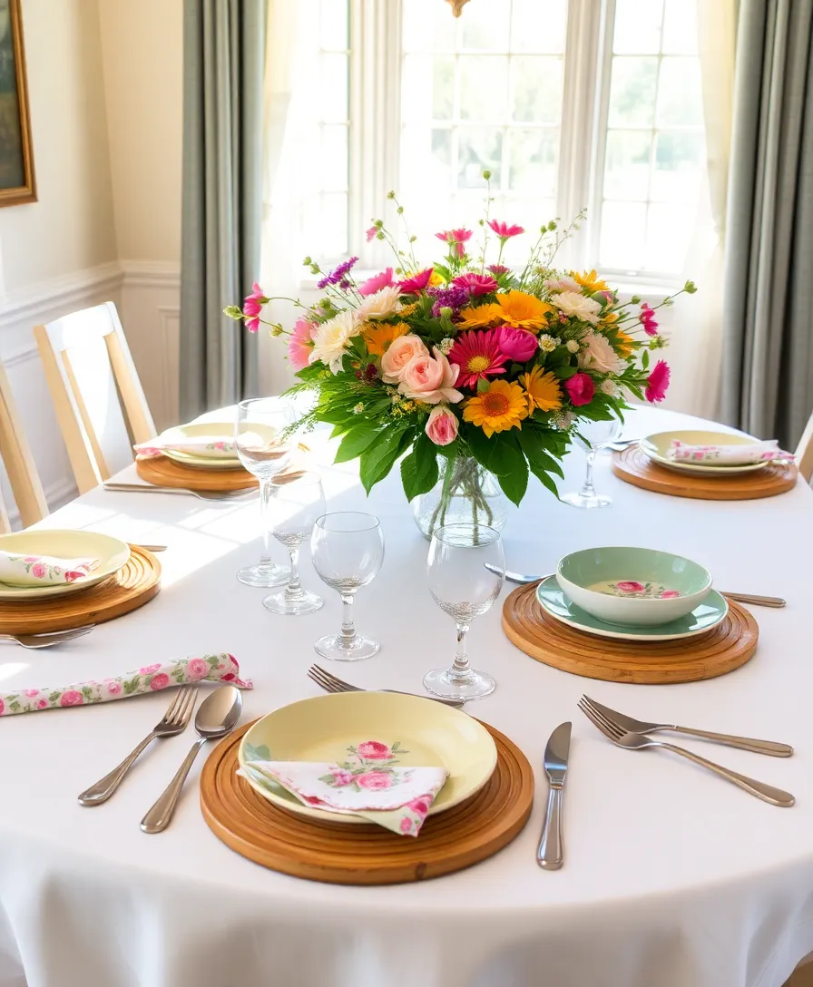 21 Spring Decorating Ideas for the Home That Will Refresh Your Space! 15 21 Spring Decorating Ideas for the Home That Will Refresh Your Space! - 12. Seasonal Table Settings