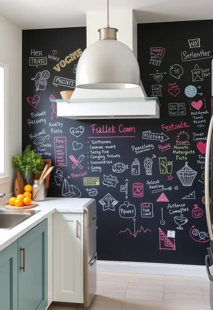 21 Home Aesthetic DIYs That Will Transform Your Space 21 21 Home Aesthetic DIYs That Will Transform Your Space (You Won't Believe #12!) - 19. DIY Chalkboard Wall