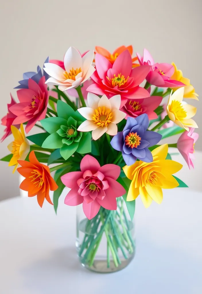 21 Uplifting Crafts and DIYs That Will Boost Your Mood Instantly! 22 21 Uplifting Crafts and DIYs That Will Boost Your Mood Instantly! - 19. Paper Flower Bouquets