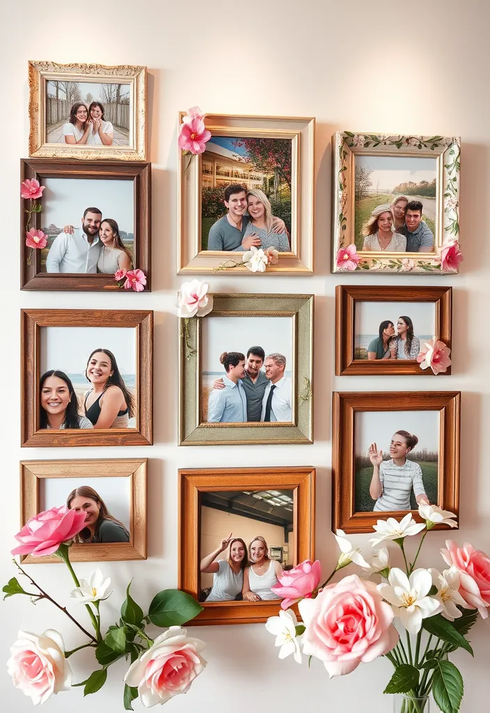 21 Spring Crafts for Adults That'll Make Your Friends Jealous 23 21 Spring Crafts for Adults That'll Make Your Friends Jealous (Don't Miss #14!) - 20. DIY Spring-Inspired Picture Frames