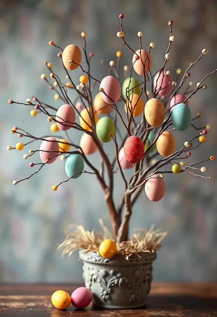 21 DIY Easter Decorations That'll Make Your Home Look Spring-Ready 24 21 DIY Easter Decorations That'll Make Your Home Look Spring-Ready (You Won't Believe #8!) - 21. Easter Egg Tree