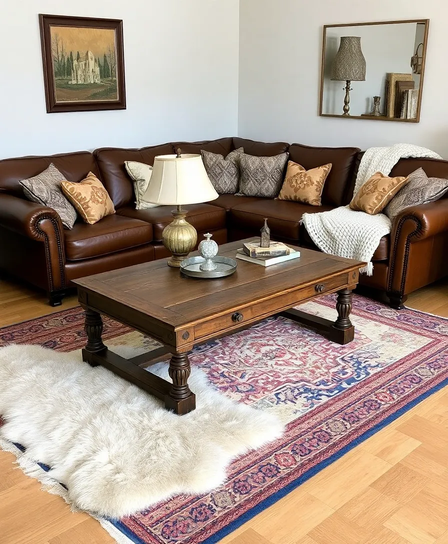 21 Cozy Eclectic Living Room Ideas That'll Make You Want to Curl Up with a Book! 6 21 Cozy Eclectic Living Room Ideas That'll Make You Want to Curl Up with a Book! - 1. The Layered Look