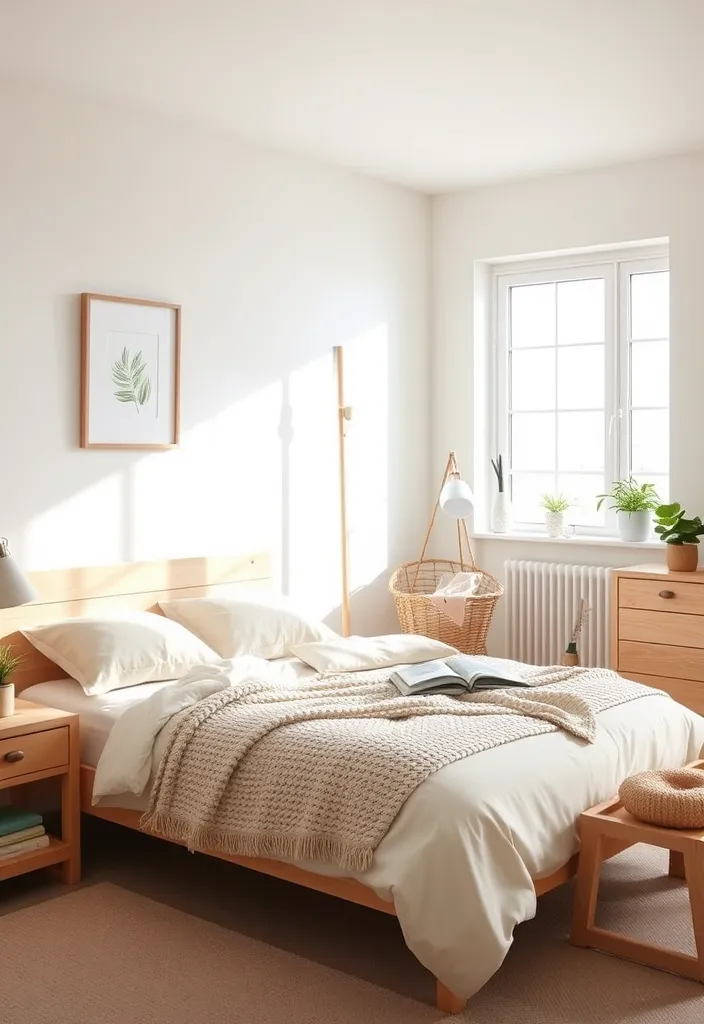 21 Unique Bedroom Designs That Will Transform Your Space Into a Dreamy Retreat! 4 21 Unique Bedroom Designs That Will Transform Your Space Into a Dreamy Retreat! - 1. Serene Scandinavian Sanctuary