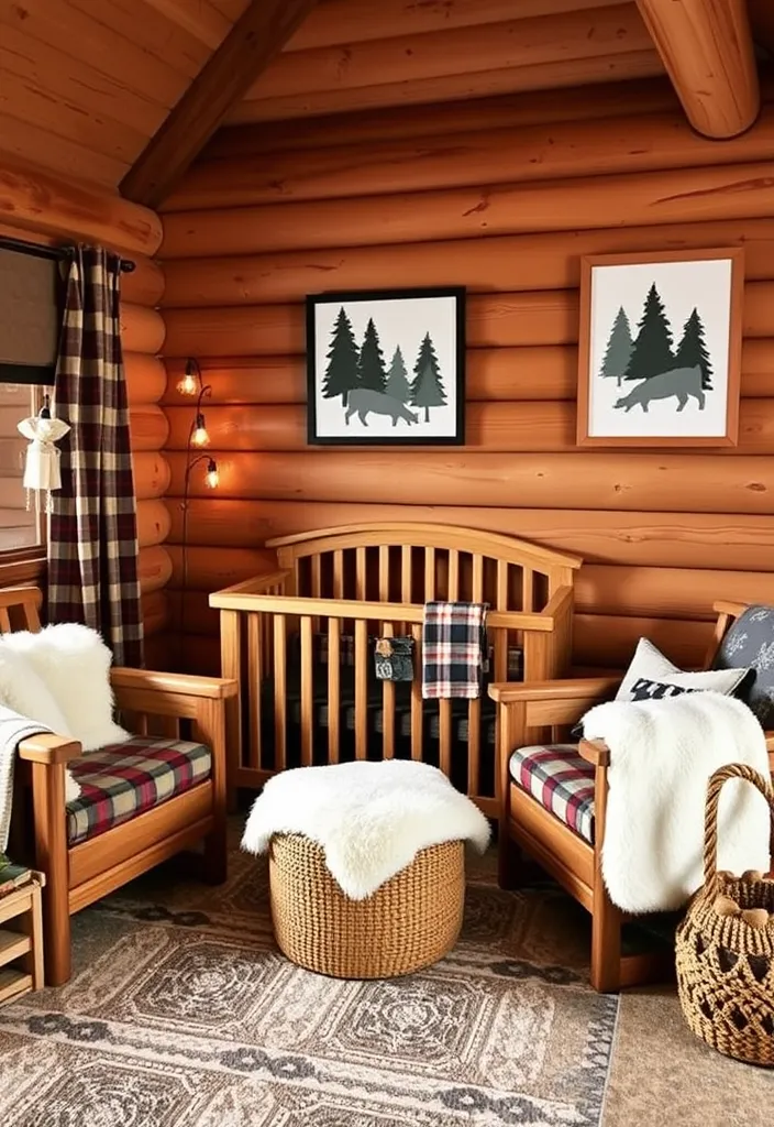 21 Adorable Nursery Room Decor Ideas That'll Transform Your Baby's Space 23 21 Adorable Nursery Room Decor Ideas That'll Transform Your Baby's Space (You'll Love #9!) - 20. Cozy Cabin