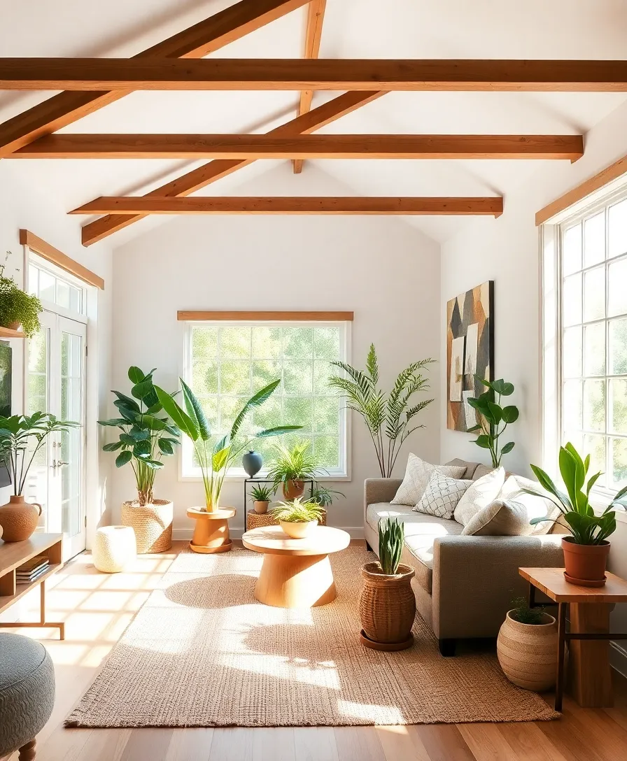 21 Cozy Modern Farmhouse Living Room Ideas That Will Make You Feel Right at Home! 11 21 Cozy Modern Farmhouse Living Room Ideas That Will Make You Feel Right at Home! - 7. Natural Elements