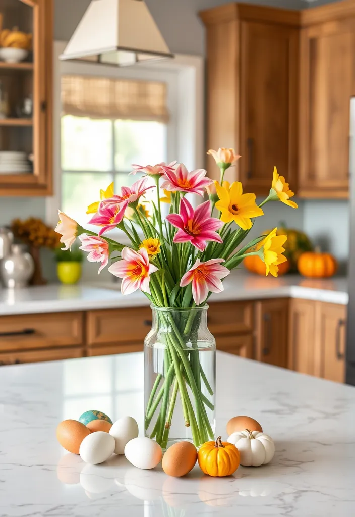 21 Kitchen Island Countertop Decor Ideas to Inspire Your Next Project! 6 21 Kitchen Island Countertop Decor Ideas to Inspire Your Next Project! - 3. Seasonal Centerpieces