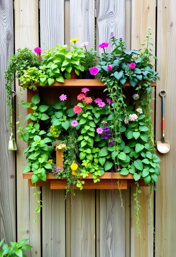 21 Small Garden Ideas to Transform Your Outdoor Space 4 21 Small Garden Ideas to Transform Your Outdoor Space (You Won't Believe #15!) - 1. Vertical Garden Wonder