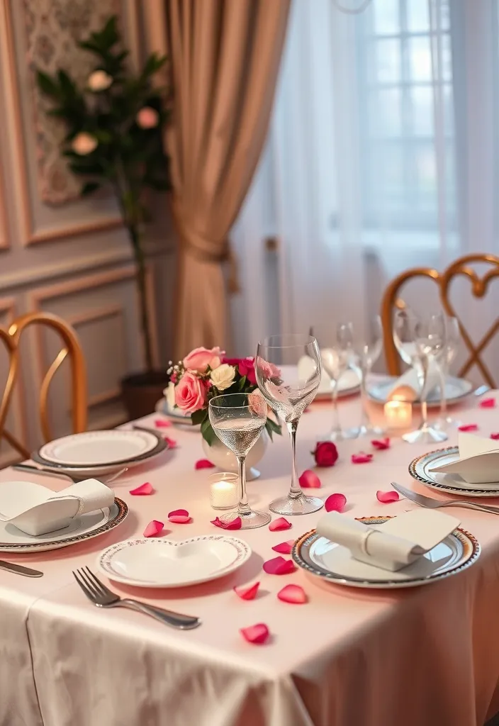21 Valentine's Room Decor Ideas That'll Ignite Your Romantic Spirit 8 21 Valentine's Room Decor Ideas That'll Ignite Your Romantic Spirit (You Won't Believe #13!) - 5. Sweetheart Table Setting