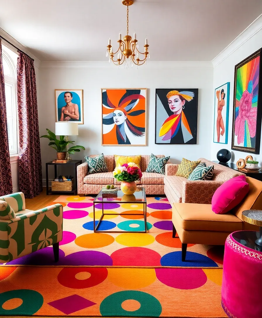 21 Modern Western Living Room Decor Ideas That Will Make You Feel Right at Home! 25 21 Modern Western Living Room Decor Ideas That Will Make You Feel Right at Home! - 20. Playful Patterns