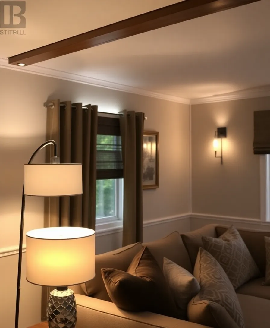 21 Stylish Mobile Home Living Room Ideas That Will Transform Your Space 12 21 Stylish Mobile Home Living Room Ideas That Will Transform Your Space (Wait Until You See #10!) - 9. Smart Lighting Solutions