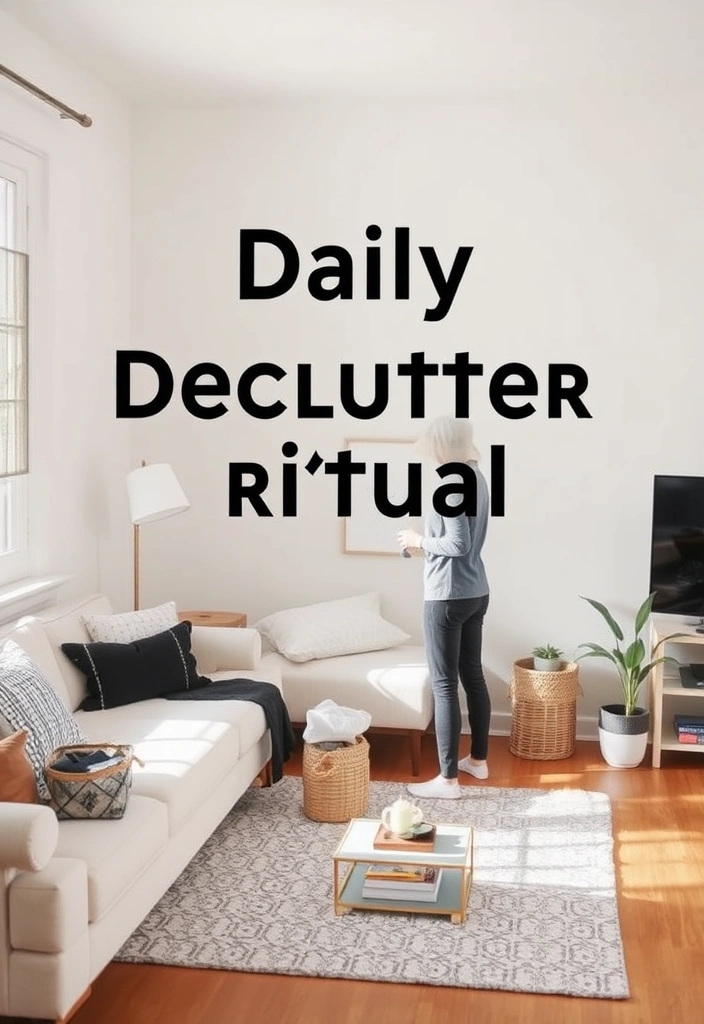21 Declutter Home Hacks That Will Change Your Life (You Won't Believe #10!) 21 21 Declutter Home Hacks That Will Change Your Life (You Won't Believe #10!) - 18. Daily Declutter Ritual