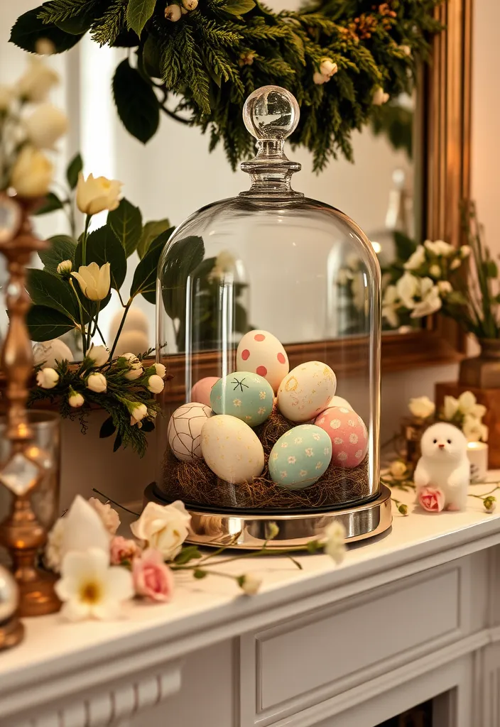 21 Spring Mantel Decorating Ideas That’ll Freshen Up Your Home 17 21 Spring Mantel Decorating Ideas That’ll Freshen Up Your Home (You Won't Believe #14!) - 14. Creative Egg Displays (You Won't Believe This!)
