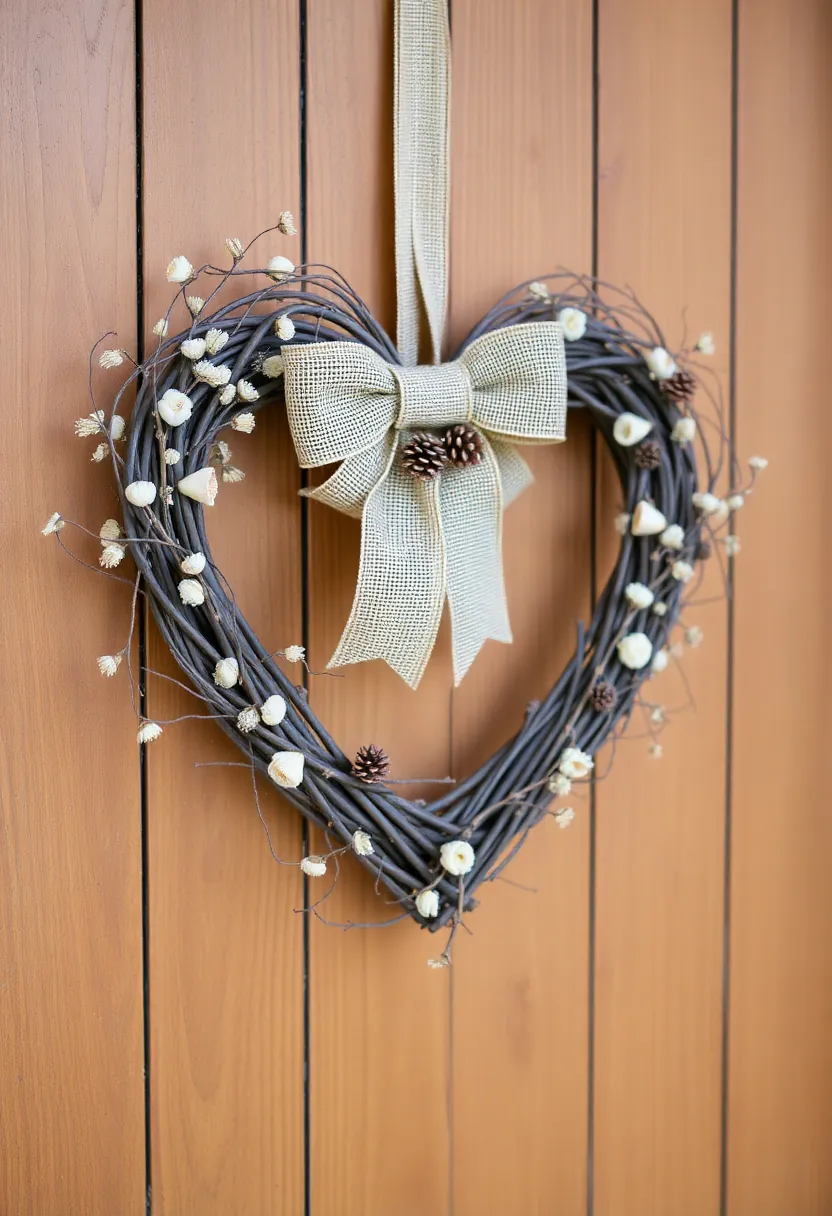 21 Primitive Valentine Decor Ideas That'll Make You Fall in Love with Your Home! 7 21 Primitive Valentine Decor Ideas That'll Make You Fall in Love with Your Home! - 3. Rustic Heart Wreaths