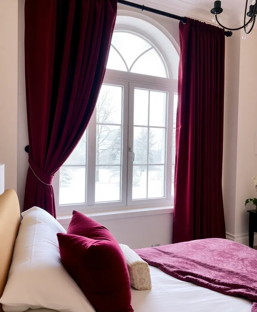 23 Stylish January Bedroom Decor Ideas That Will Make You Want to Stay in Bed Forever! 20 23 Stylish January Bedroom Decor Ideas That Will Make You Want to Stay in Bed Forever! - 16. Stylish Curtains