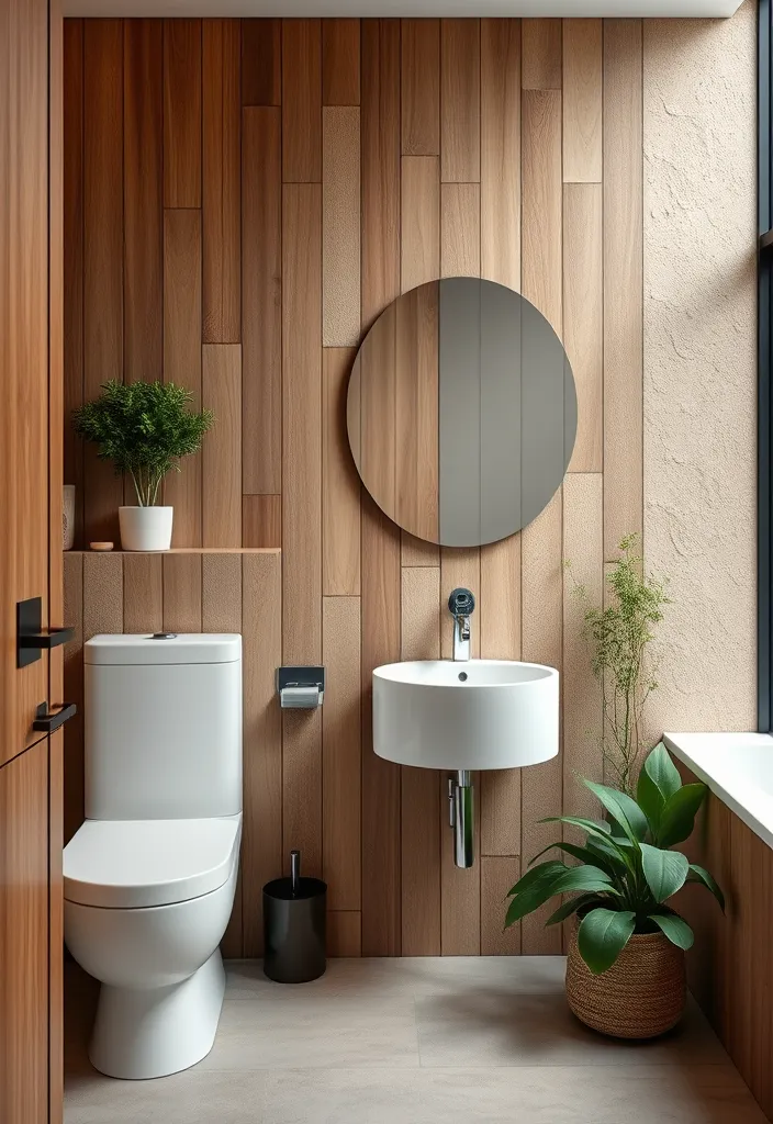 21 Modern Bathroom Ideas That Will Inspire Your Next Renovation 13 21 Modern Bathroom Ideas That Will Inspire Your Next Renovation (You Won't Believe #15!) - 10. Textured Walls