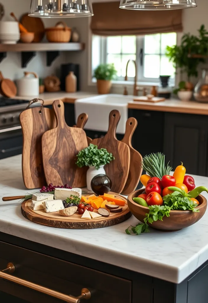 21 Kitchen Island Countertop Decor Ideas to Inspire Your Next Project! 9 21 Kitchen Island Countertop Decor Ideas to Inspire Your Next Project! - 6. Rustic Wood Accents