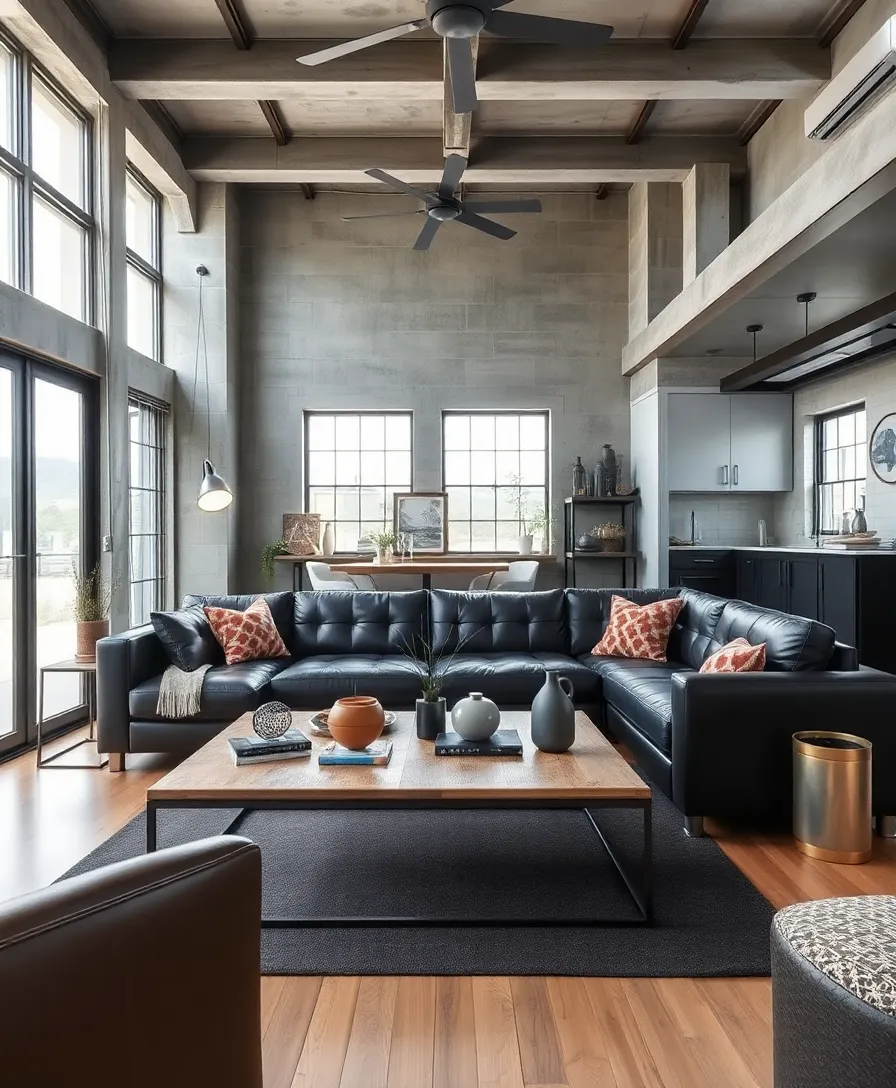 21 Stylish Mobile Home Living Room Ideas That Will Transform Your Space 7 21 Stylish Mobile Home Living Room Ideas That Will Transform Your Space (Wait Until You See #10!) - 4. Modern Industrial