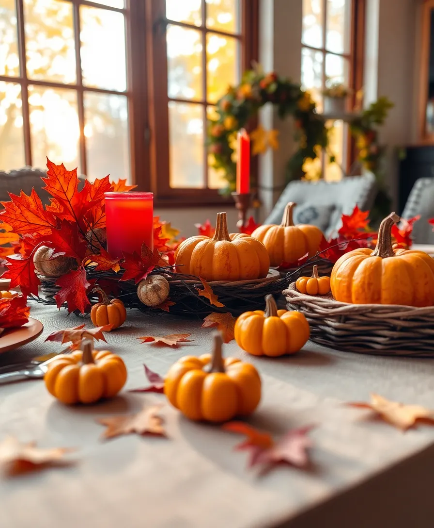 19 Colorful Table Decorations That Will Brighten Up Your Home Instantly! 11 19 Colorful Table Decorations That Will Brighten Up Your Home Instantly! - 8. Seasonal Table Decor