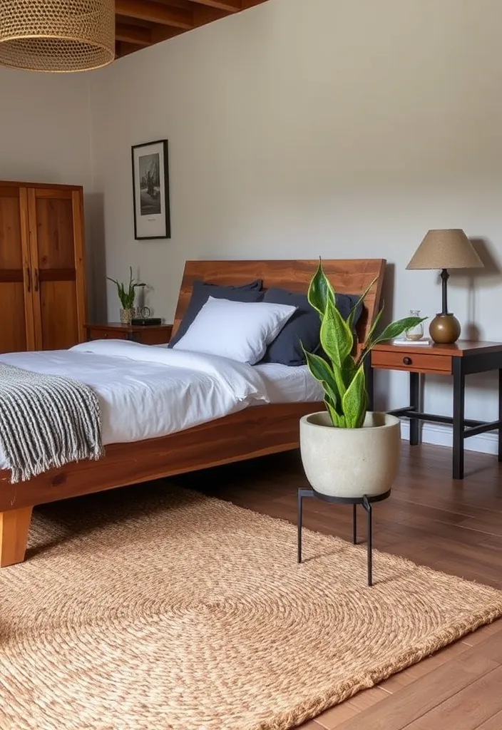 21 Cozy Moody Bedroom Ideas That Will Make You Want to Snuggle Up Forever! 7 21 Cozy Moody Bedroom Ideas That Will Make You Want to Snuggle Up Forever! - 4. Natural Elements