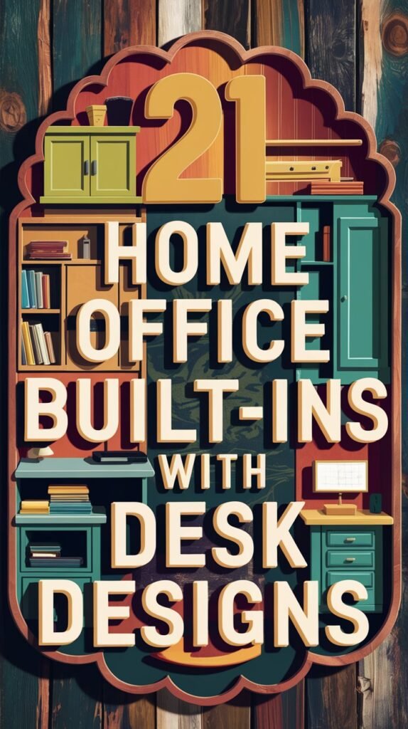 21 Stunning Home Office Built-Ins with Desk Designs That Will Transform Your Workspace! 3