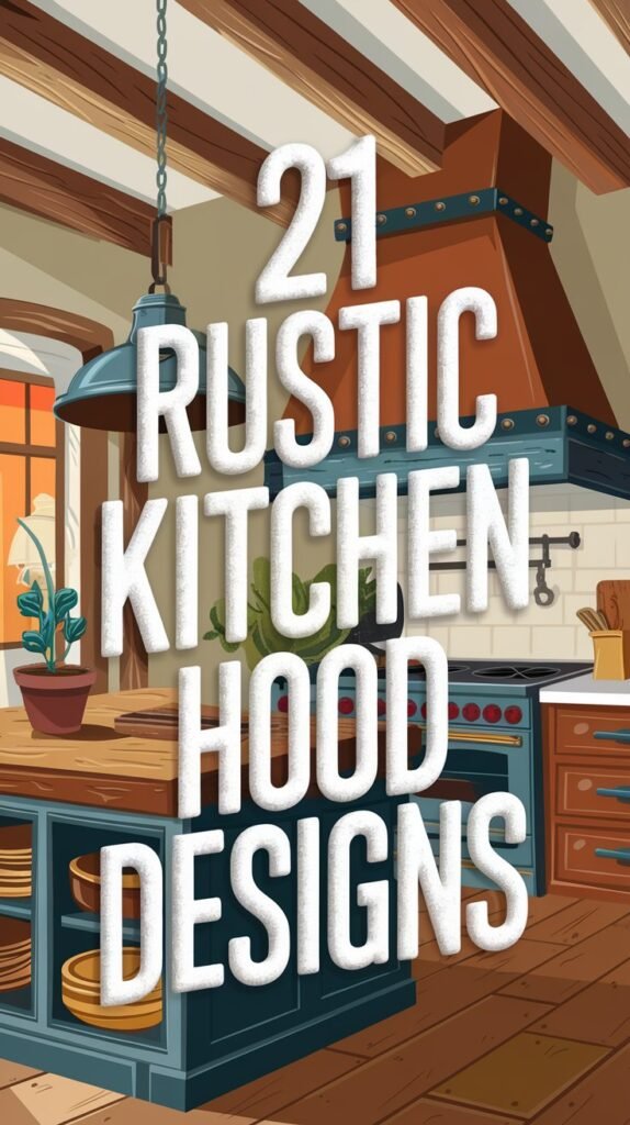 21 Rustic Kitchen Hood Designs to Give Your Home a Cozy Vibe 2