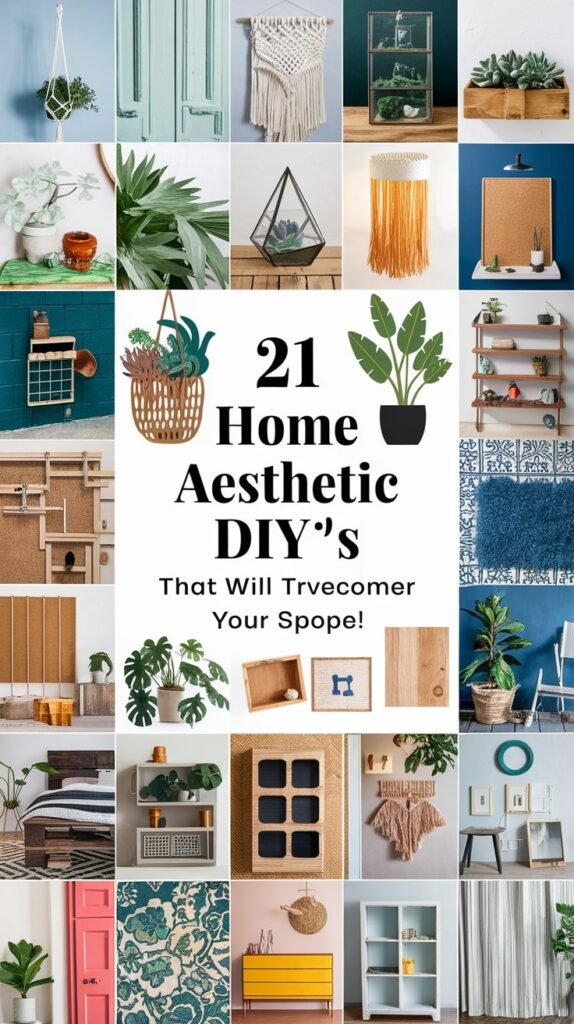 21 Home Aesthetic DIYs That Will Transform Your Space 2