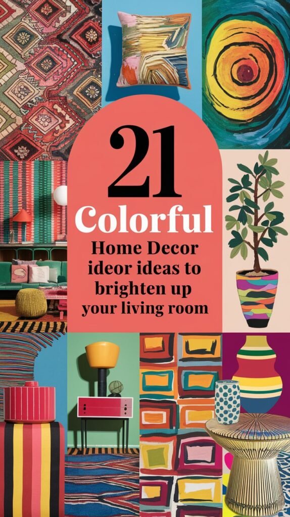 21 Colorful Home Decor Ideas to Brighten Up Your Living Room 4