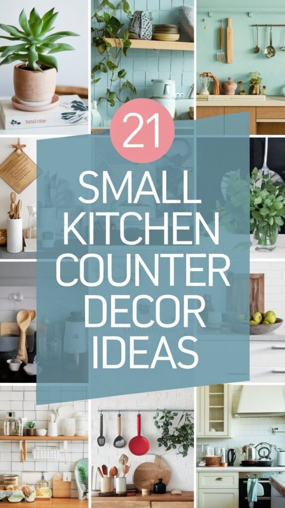 21 Small Kitchen Counter Decor Ideas That'll Transform Your Space 26