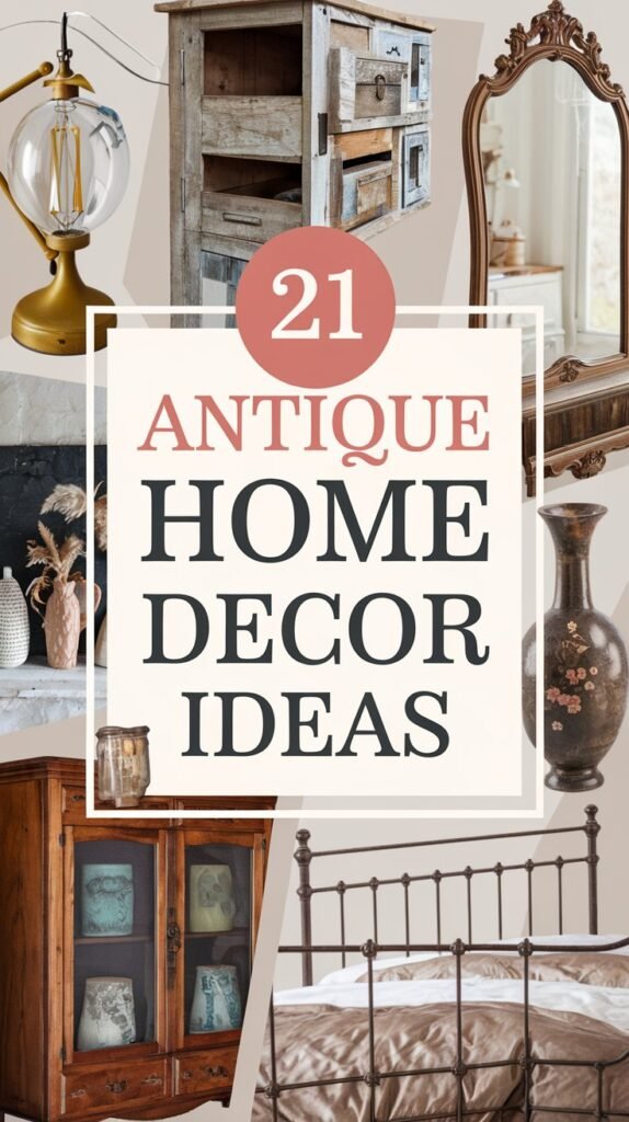 21 Antique Home Decor Ideas That'll Give Your Living Room Timeless Charm 26