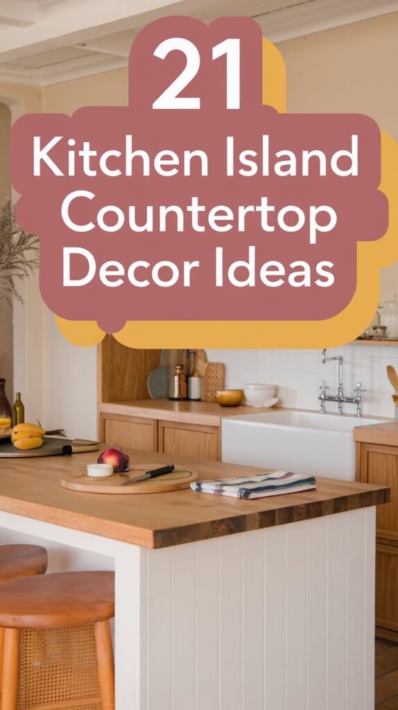 21 Kitchen Island Countertop Decor Ideas to Inspire Your Next Project! 2
