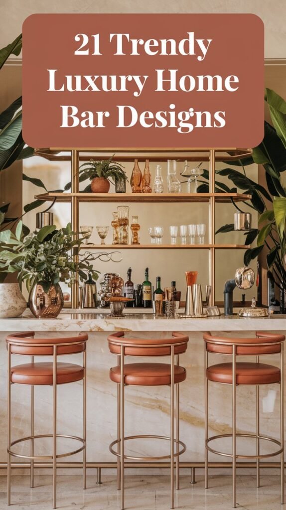 21 Trendy Luxury Home Bar Designs for the Ultimate Sophistication! 26
